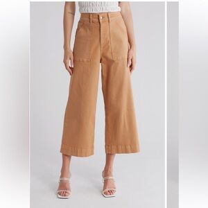 Joe's Jeans Camel Wide-Leg Pants